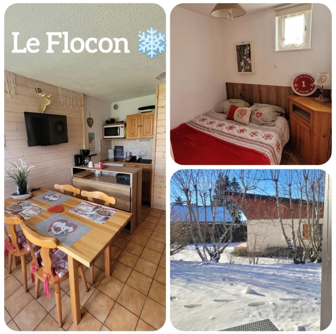 Appartement Le Flocon, Joli Petit Cocon 4 Pers En Rez De Jardin Draps Inclus Ле Рус Екстериор снимка